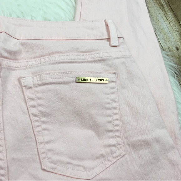 Michael Kors Pale Pink Skinny Jeans - Picture 4 of 6